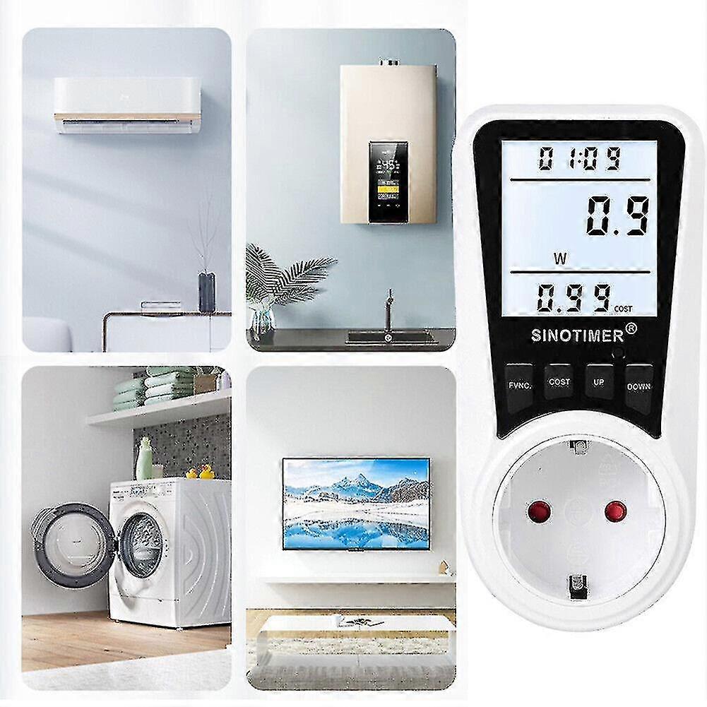 16a Energy Cost Meter Current Meter Electricity Power Consumption Meter Energy Monitor Analyzer