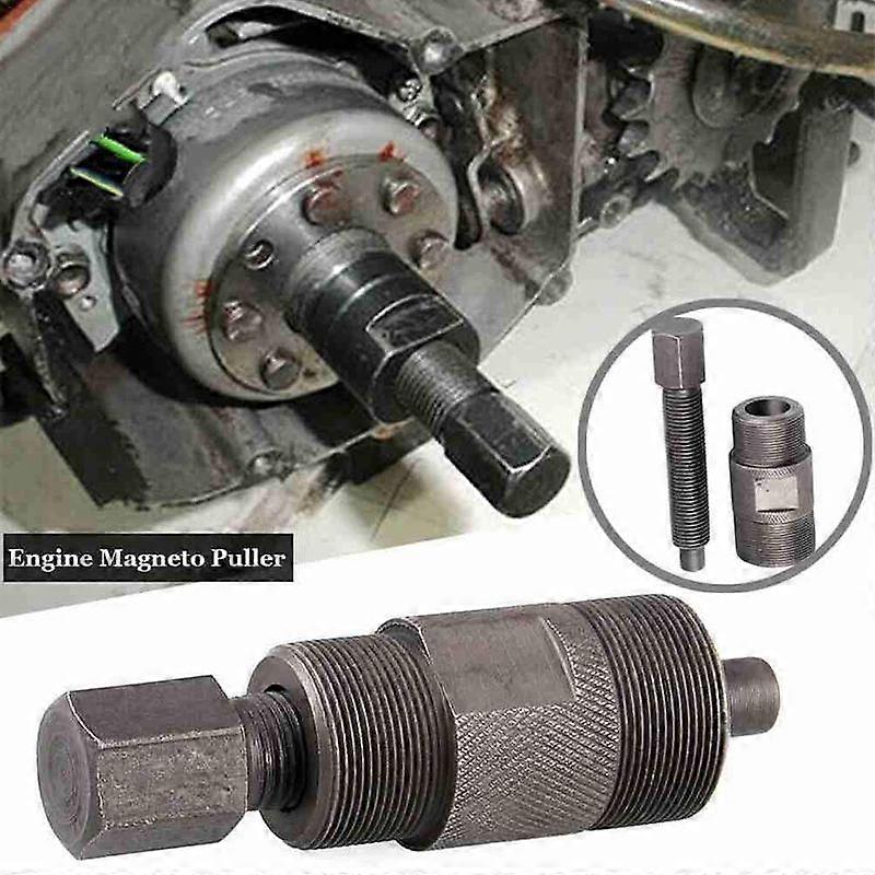 Motorcycle Repair Tools Flywheel Puller Double-head Magneto Pull Code Rotor Puller 24 27 Motorcycle Knee & Shin Guards