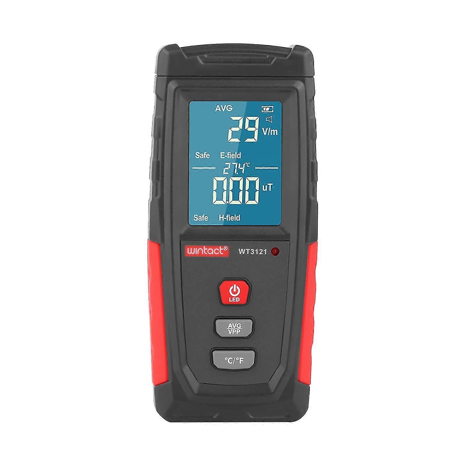 Rilevatore di radiazioni di campo elettromagnetico Tester EMF Meter Ricaricabile Palmare Portatile Contatore Di Emissione Dosimetro Computer