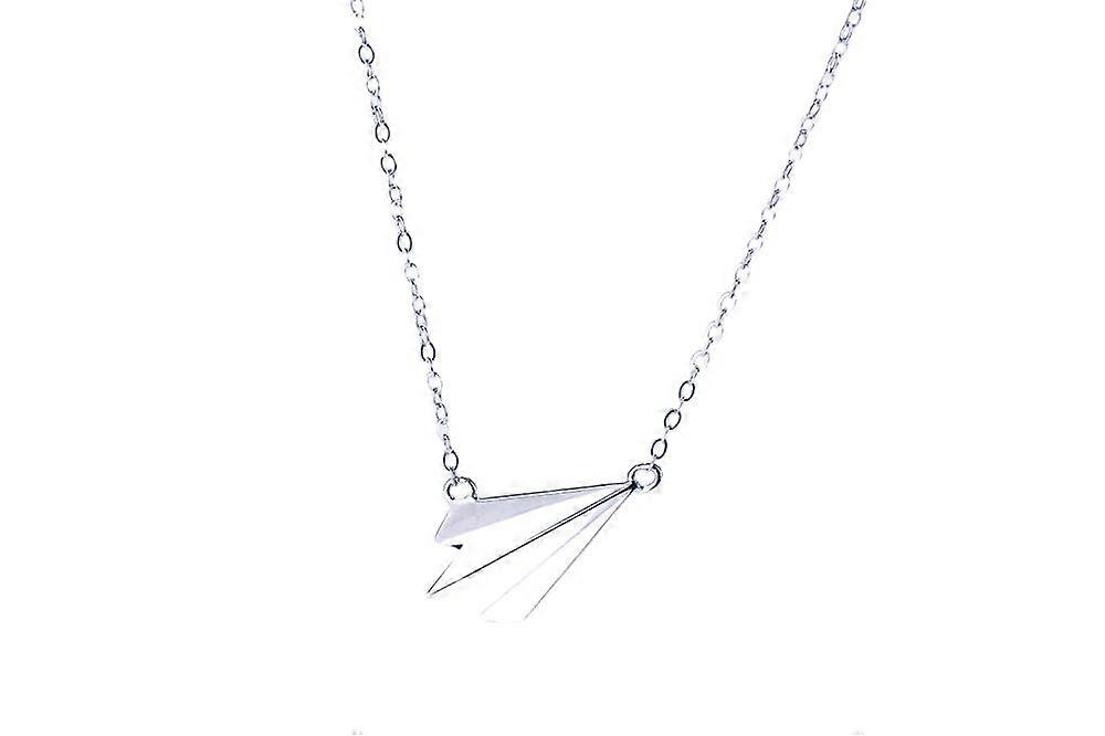 Collar de avión de papel One Direction (plata)