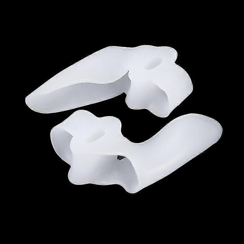 1 Pair Silicone Toe Separator Thumb Valgus Protector Bunion Adjuster Toe Separating
