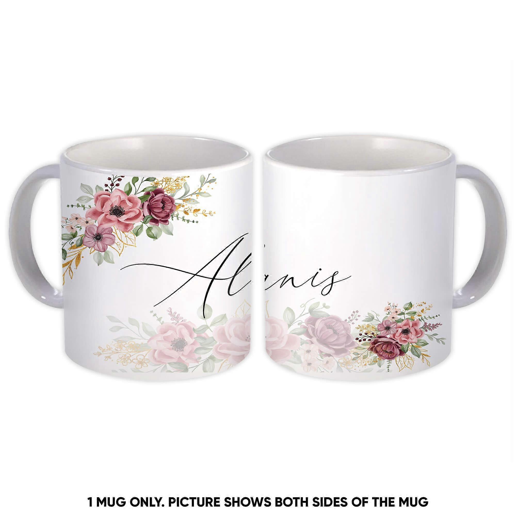 Gåva Mugg: Boho Blommor Blommig