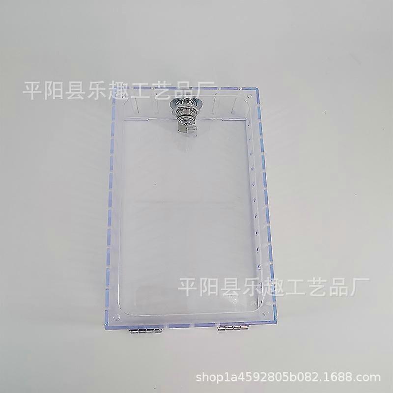 1 Set Thermostat Lock Box Plastic Thermostat Guard Wall Keyed Thermostat Protective Box
