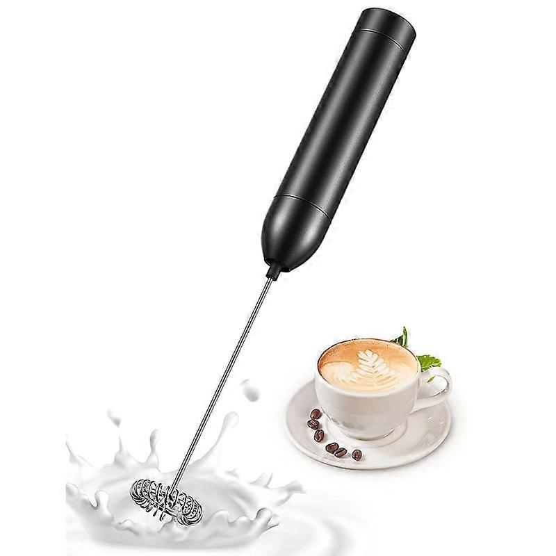 Mousseur à lait électrique, mini mousseur à lait manuel à main, portable sans fil et multifonctionnel, adapté au café/latte/cappuccino/mousse de lait