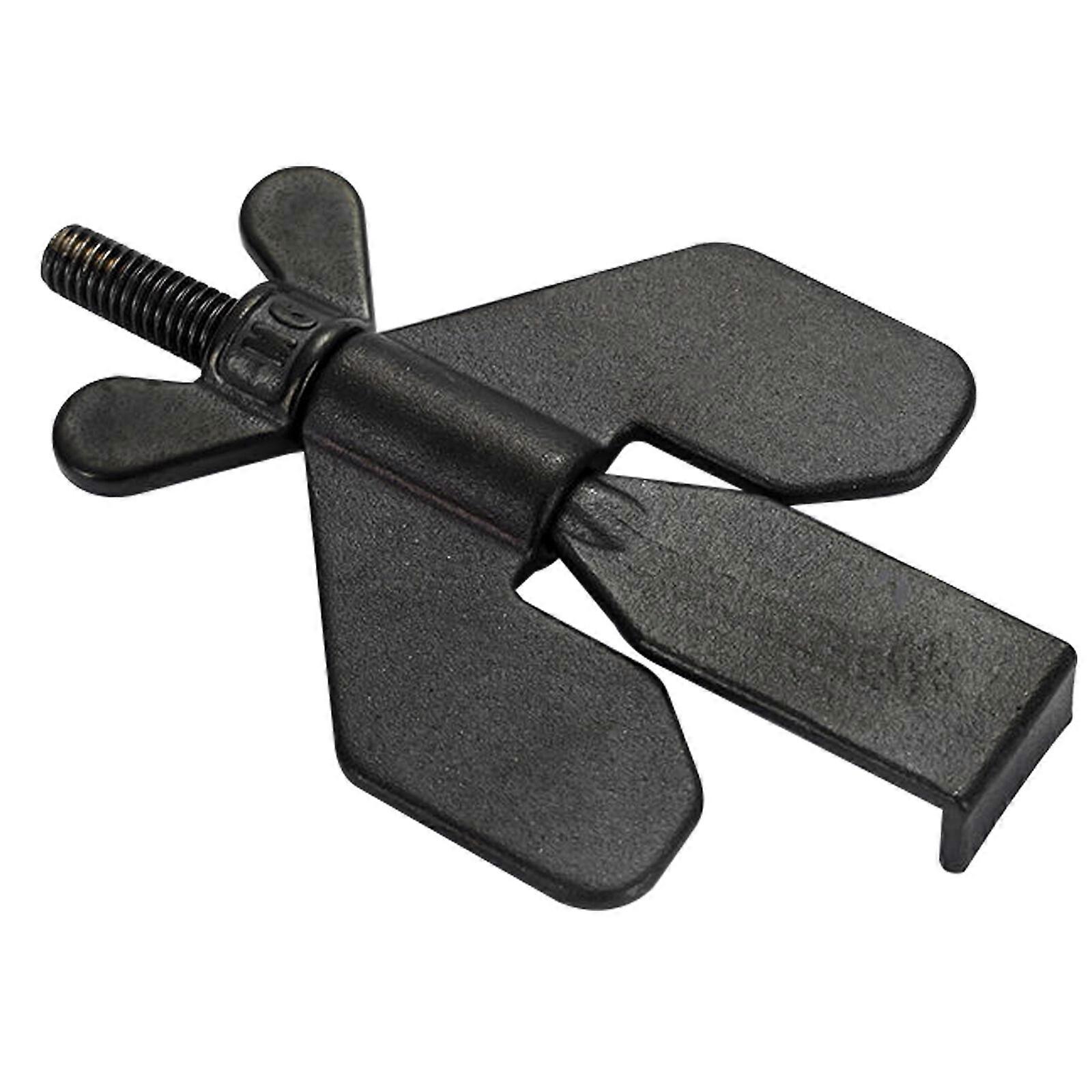 (Black) Portable Self-Defense Door Stop Tool for Single Living, Easy to Install and Use