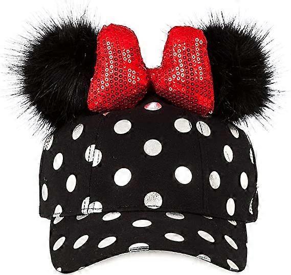 Minnie Mouse Dot Pom Pom Cap with Bow