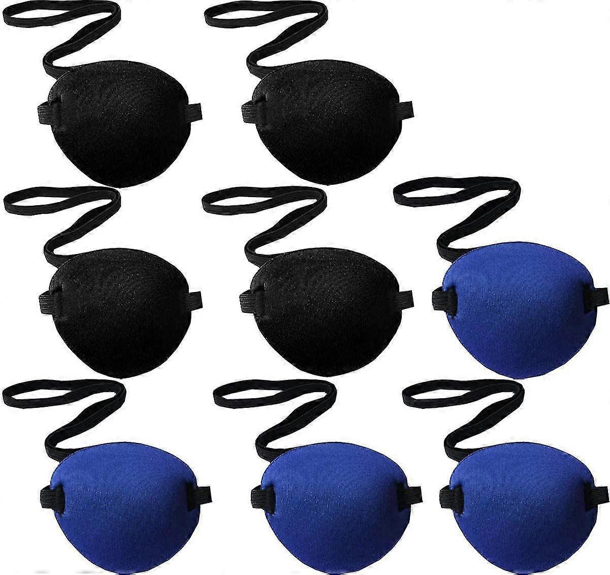 8pcs Eye Patch Adjustable Pirate Eye Patch Strabismus Eye Patch With Buckle