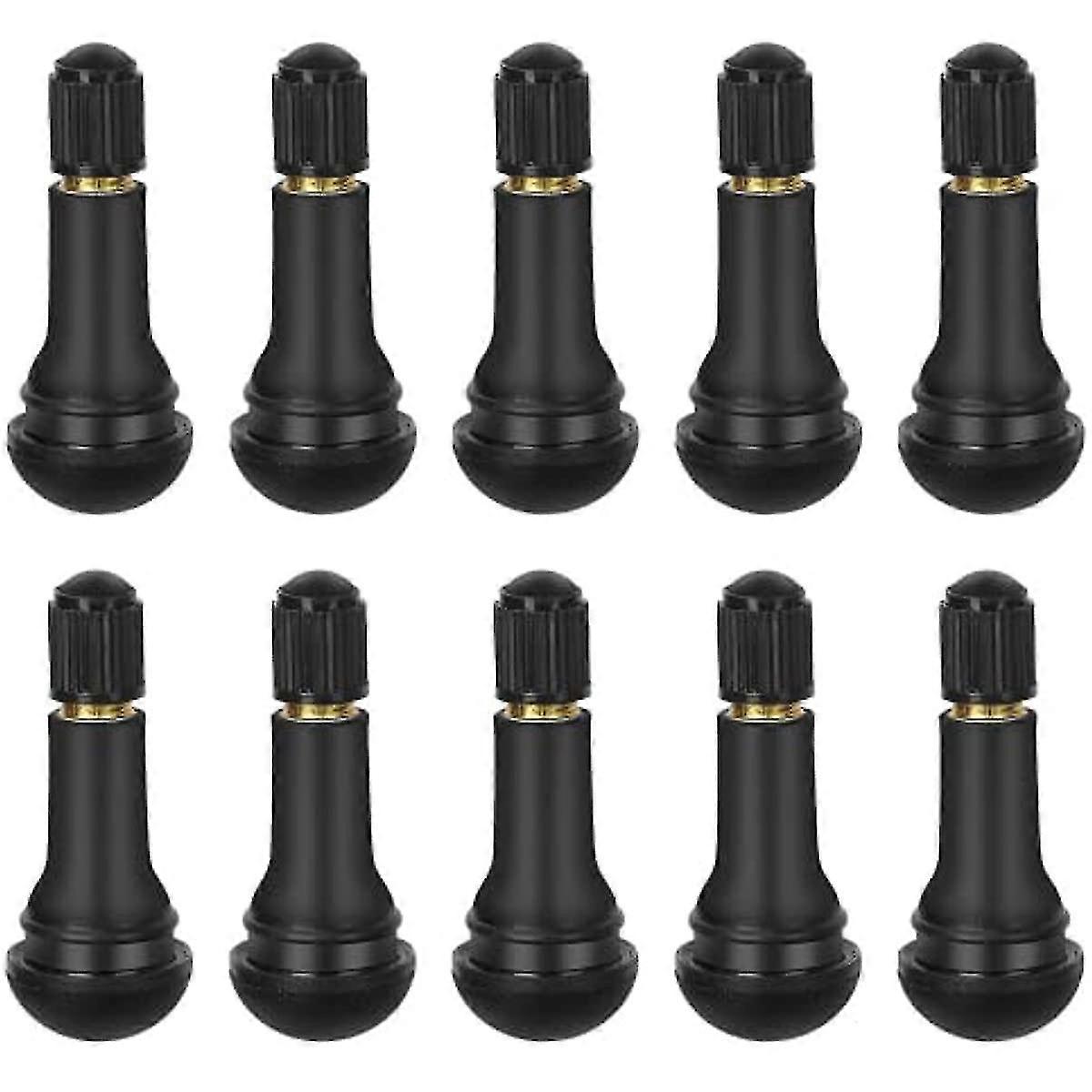 Bildäcksventil 10 st gummidäck däcksventil