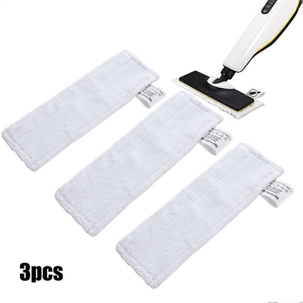 3PCS Steam Cleaner Floor Cloth Pads For Karcher Easyfix SC1 SC2 SC3 SC4 SC5 Cleaner Mop Cloth Pads Practical