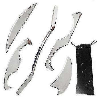 5Pcs/set stainless steel myofascial release knife muscle health tool relaxation physiotherapy