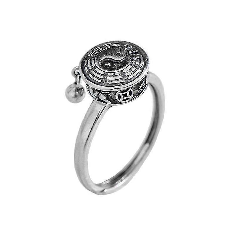 Roterende interlocking ring, legering fidget ring, angst ring for menn kvinner