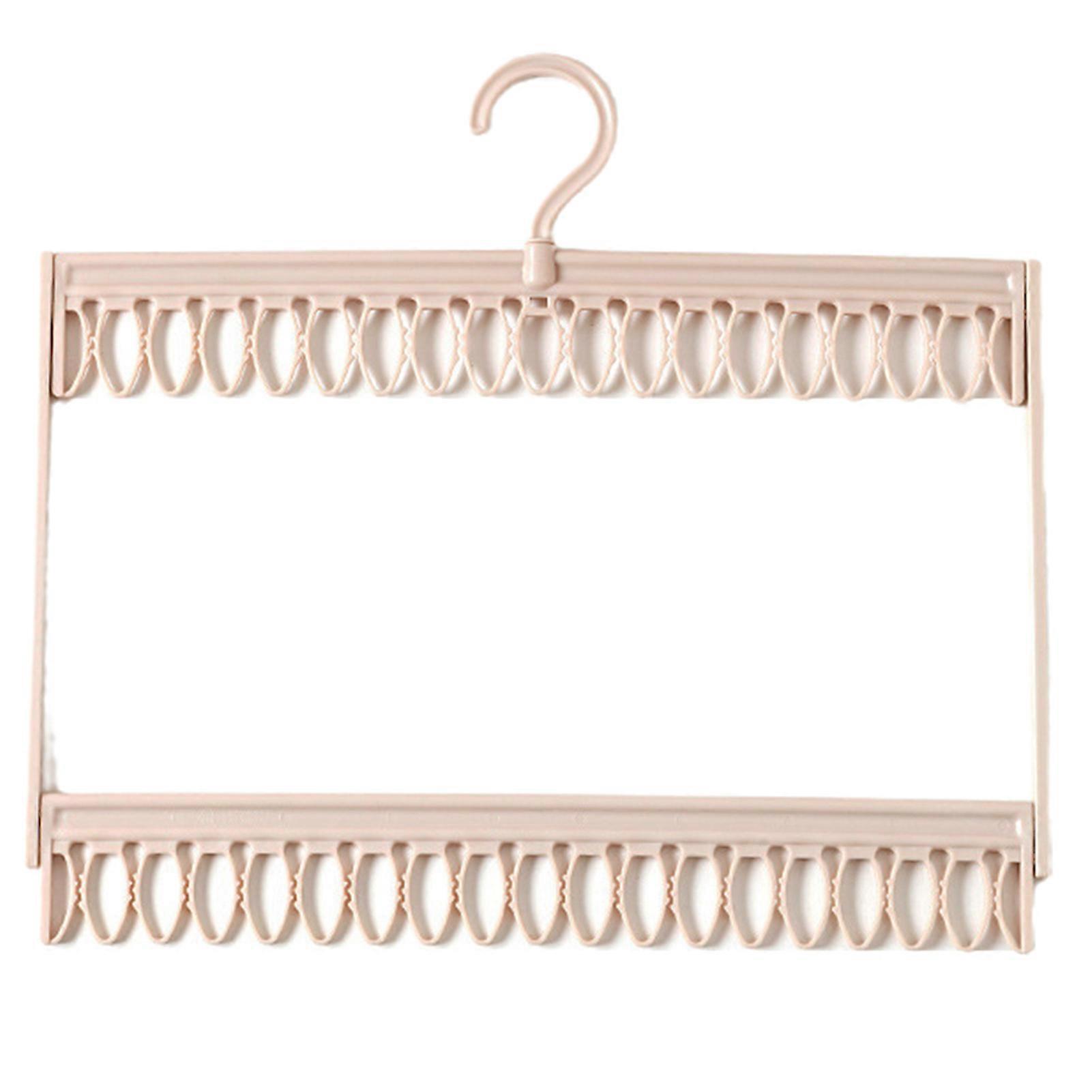 Socks Underwear Drying Rack with Rotatable Hook Strong Load-bearing Windproof Clothes Drying Hanger Rack