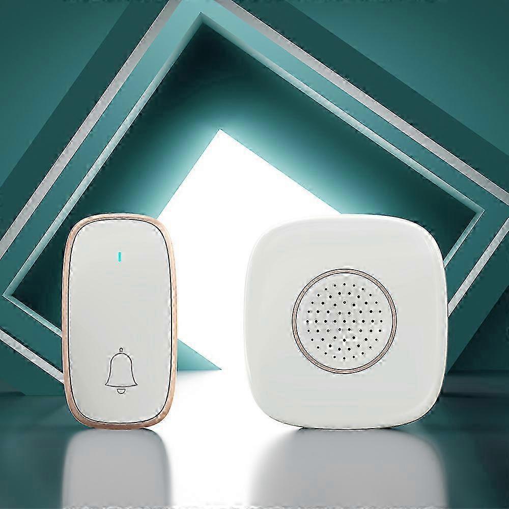 Sonnette sans fil pour la maison, automatique, son Ding-dong, étanche, flash LED, un à un