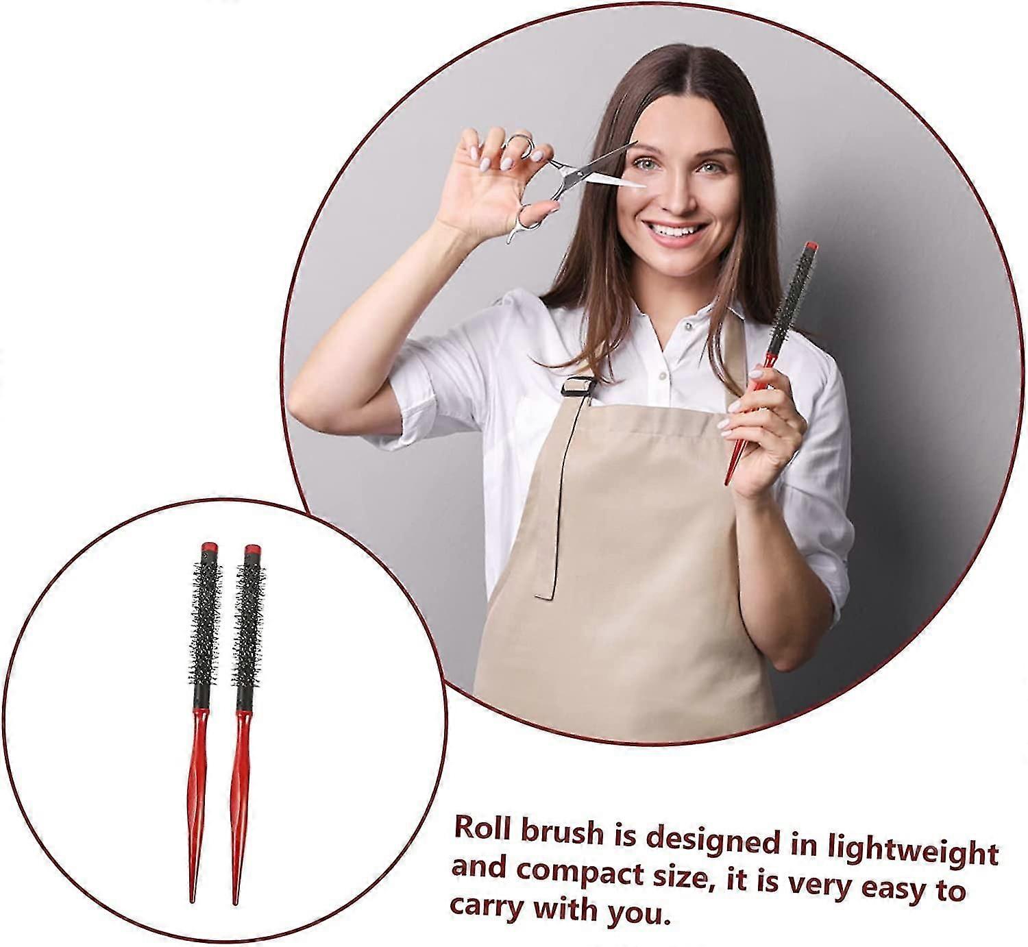 2X 8pcshandle Mustache Wooden Comfortable Anti-static