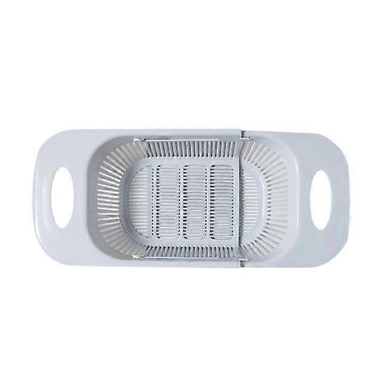 Fruits Drain Basket Extendable Multi-function PP Plastic Universal Safe Vegetables Drain Basket for Kitchen