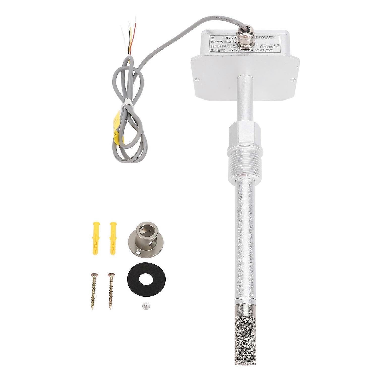 Temperature and Humidity Sensor High Accuracy Duct Type Wall Mount Industrial Transmitter 4‑20mA Sig