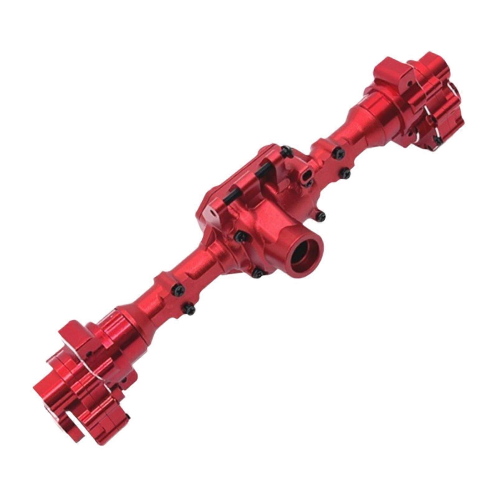 RC Achsgehäuse Aluminiumlegierung Robust für 1/10 RC Crawler R1002 Modifikation Rote Vorderachse