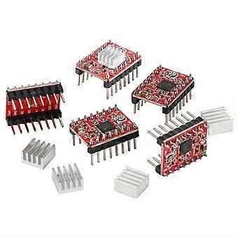 5PCS 3D Printer Accessories Kit A4988 Stepper Motor Drive Module