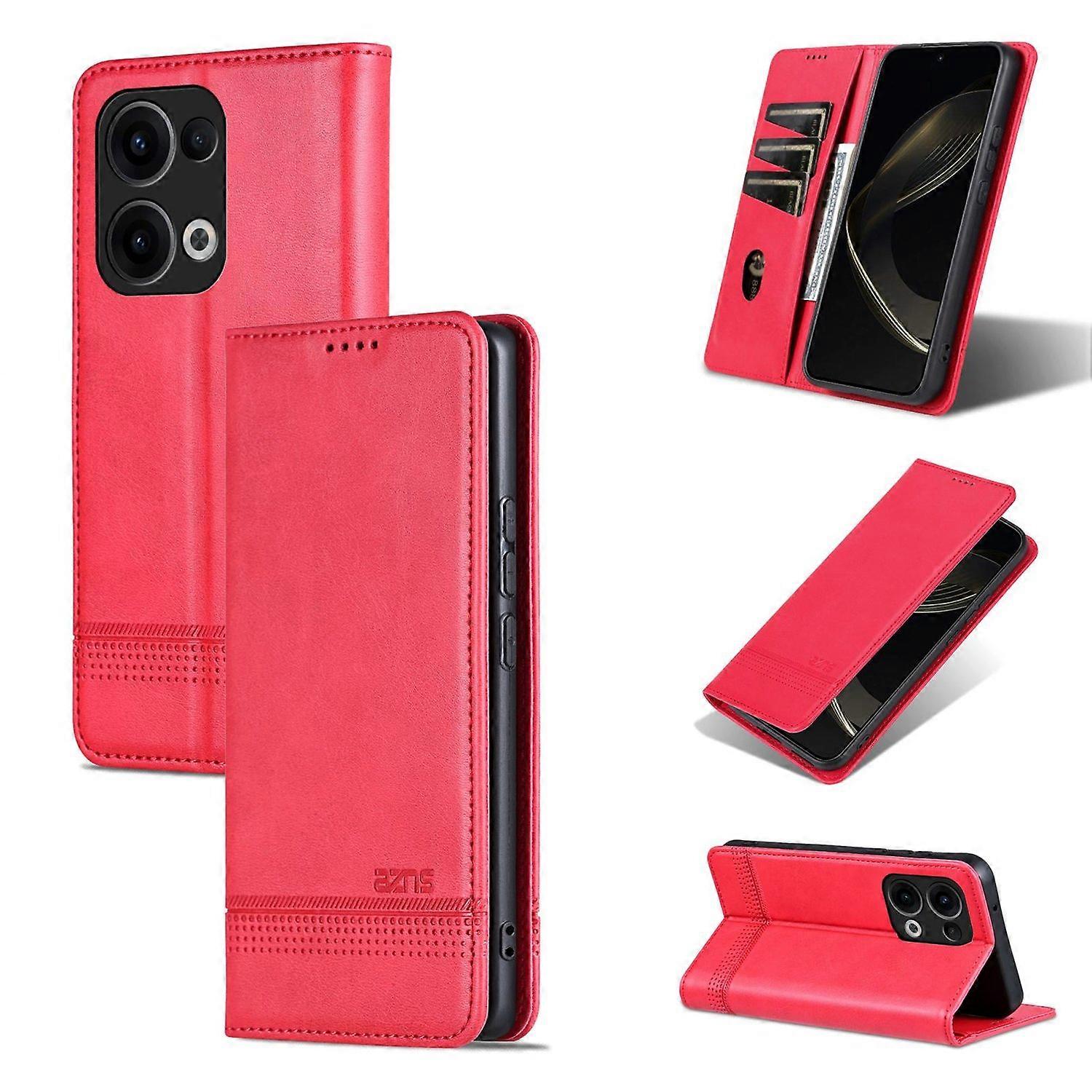 Calf Texture PU Case For OPPO Reno13