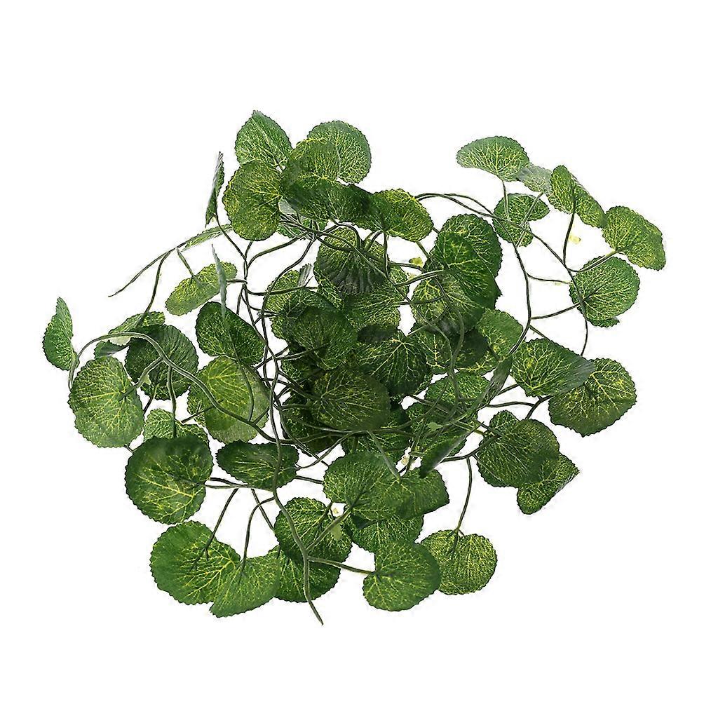 Reptile Plants Vines for Climbing Habitat Decor Branches with Lifelike Leaves for Lizard Spider Snake Gecko for Frog Dark Brown