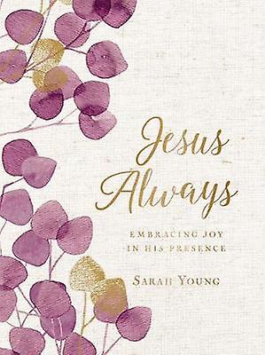 Jesus Always Large Text Cloth Botanical Cover with Full Scriptures