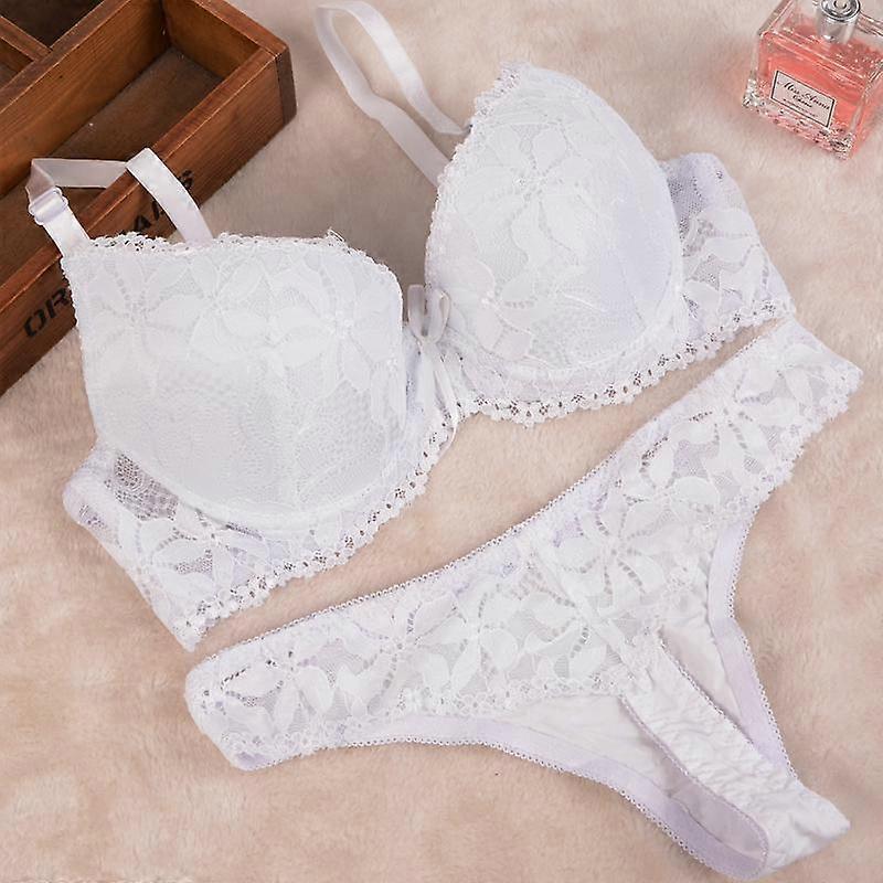 Artdewred BC Thong Bra Set Push Up Lace Women Underwear Panty Set Set Out G String Bra Brief Sets