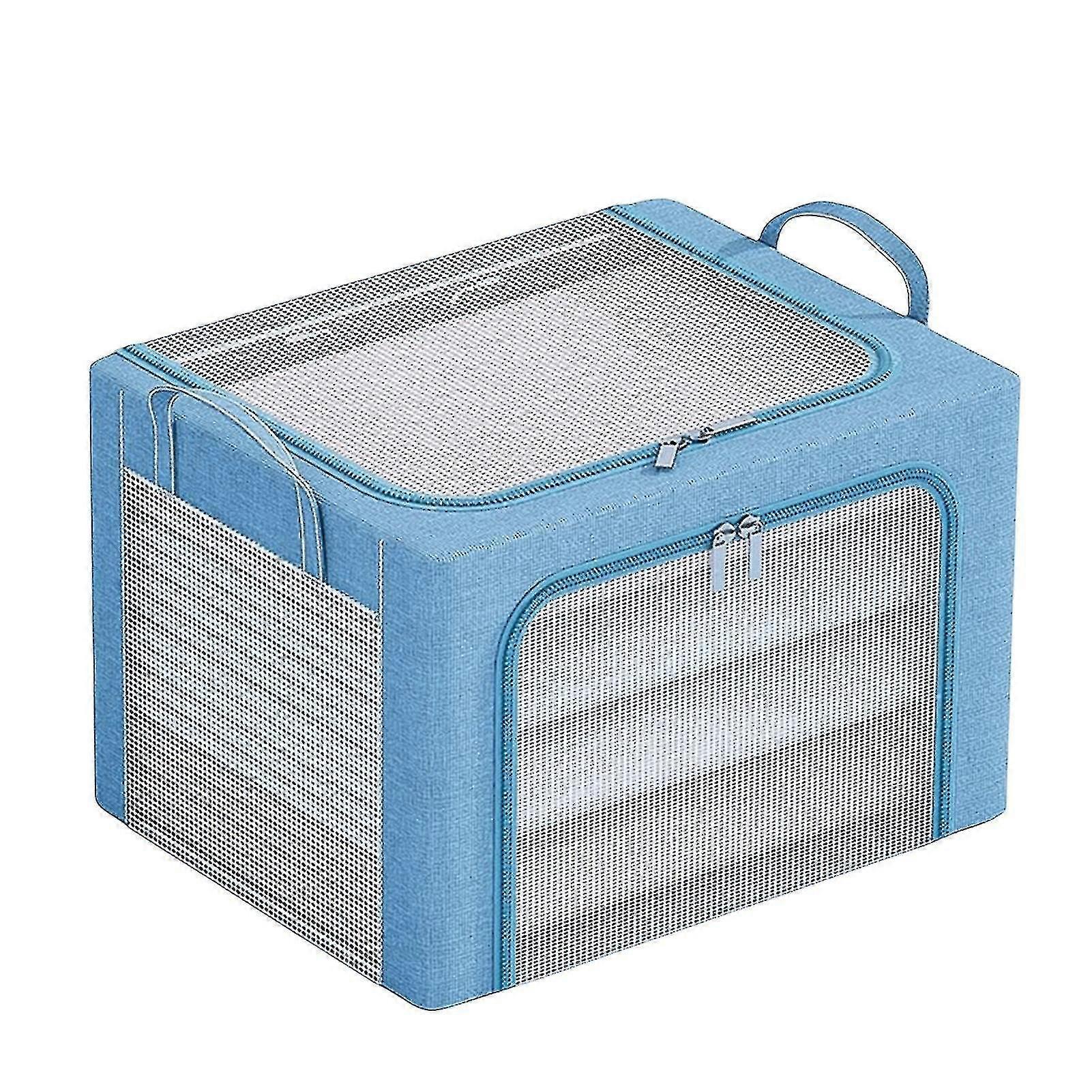 Stackable Closet Clothes Storage Durable Oxford Fabric Closet Organizers For Clothes Bedding Blankets