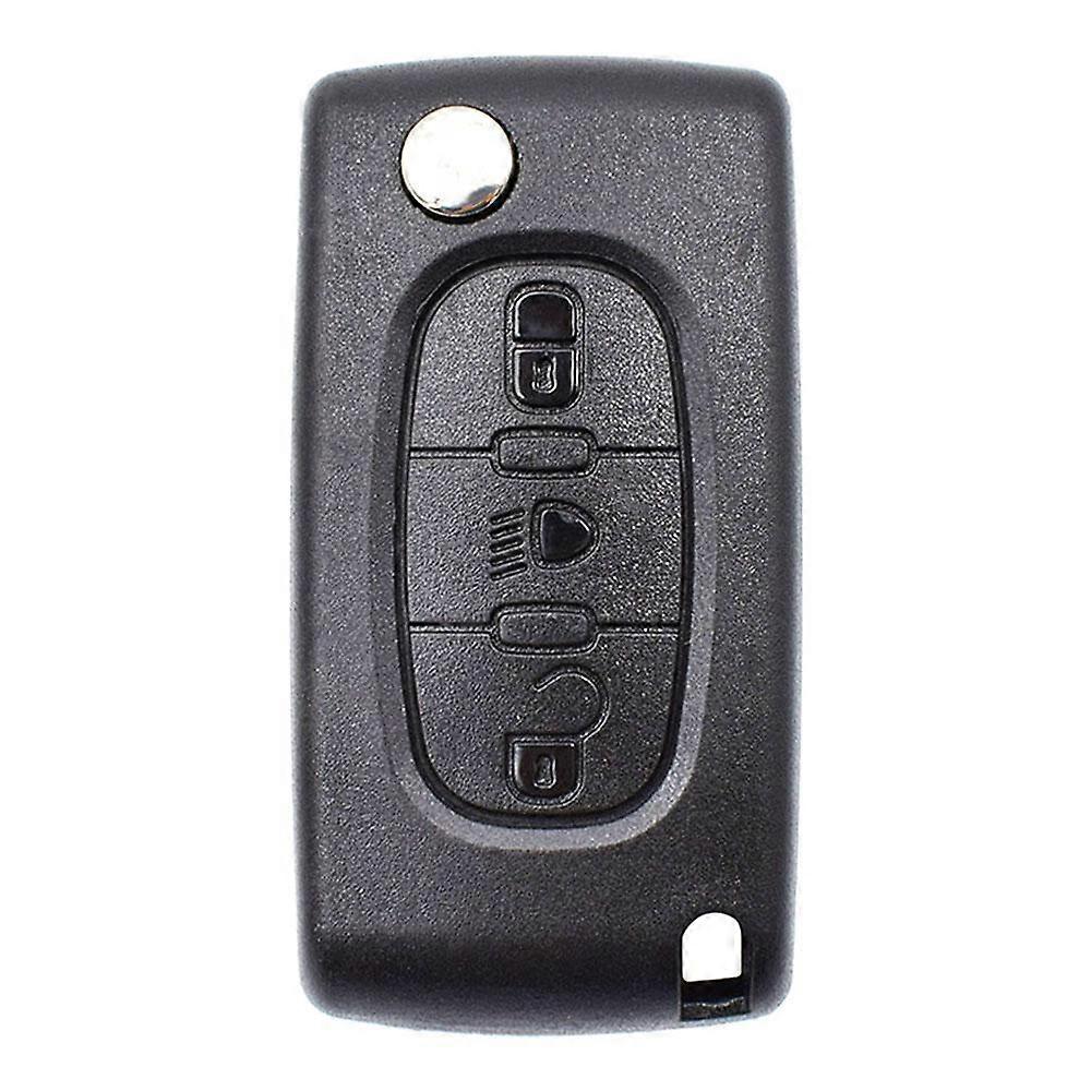 Pour Citroen C2 C3 C4 C5 C6 C8 Voiture 3 Boutons Retourner Télécommande Clé Étui Couvercle Coque VA2 Lame CE0523 Kit de réparation de clé