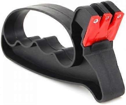 2 en 1 Couteau / ciseaux Sharpener Avec Protège-mains