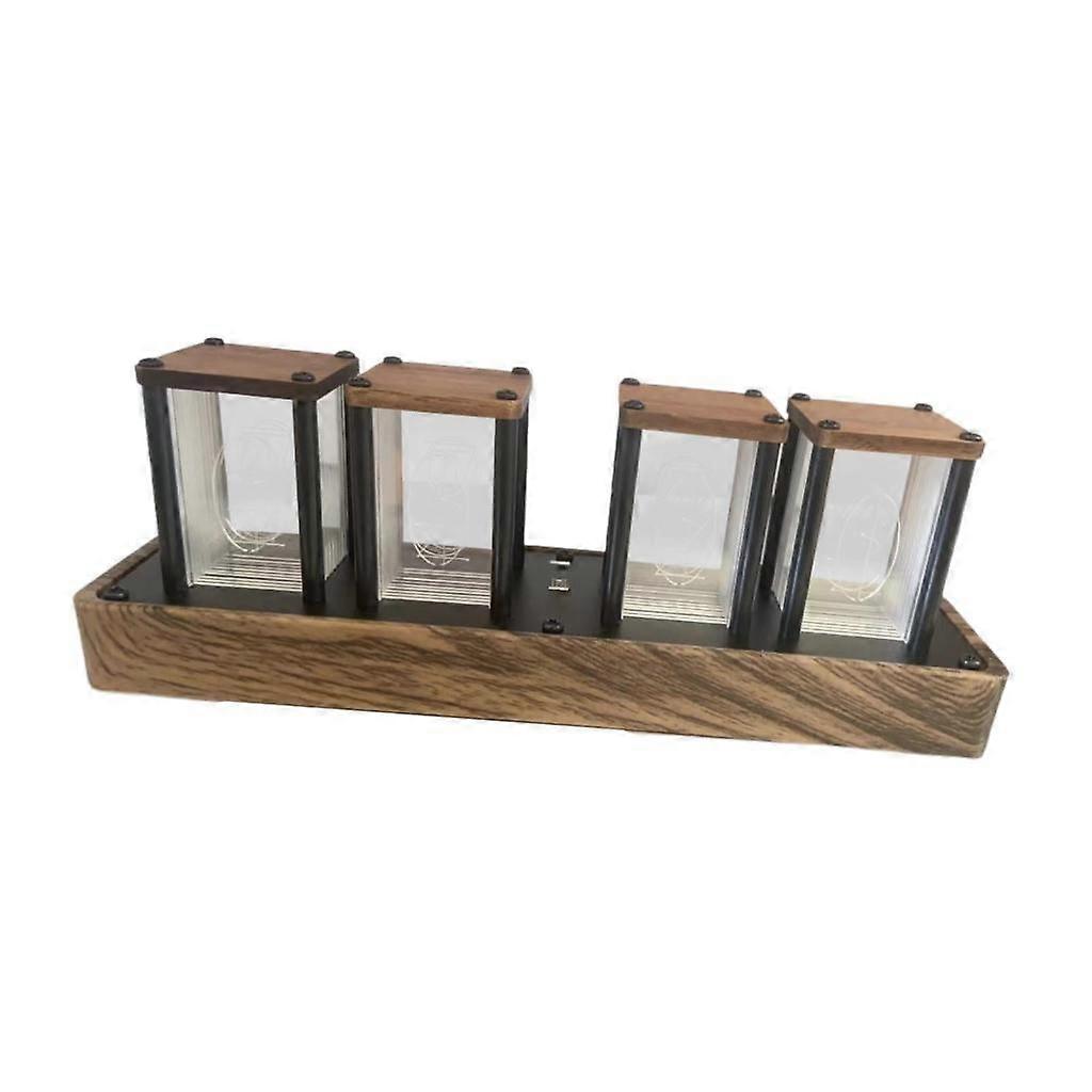 RGBニキシーチューブ時計LED卓上時計デジタル目覚まし時計ギフト寝室の装飾