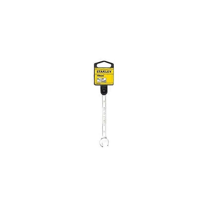 Mixed wrench 10mm - Stanley - 15° angled fork - Ergonomic handle - Chrome finish