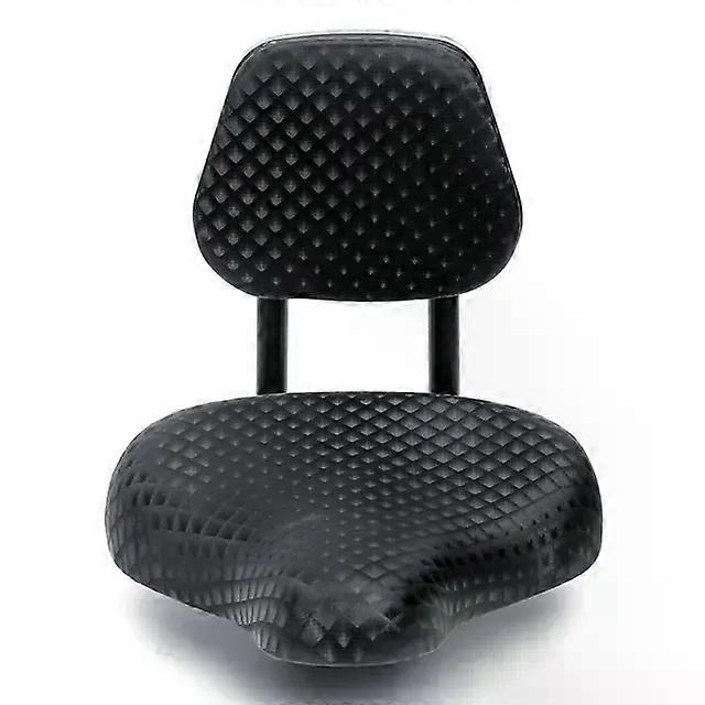 2025 newest arrival fashionable Bicycle Saddle with Ergonomic Backrest High Resilience PVC Leather Universal Riding Equipment