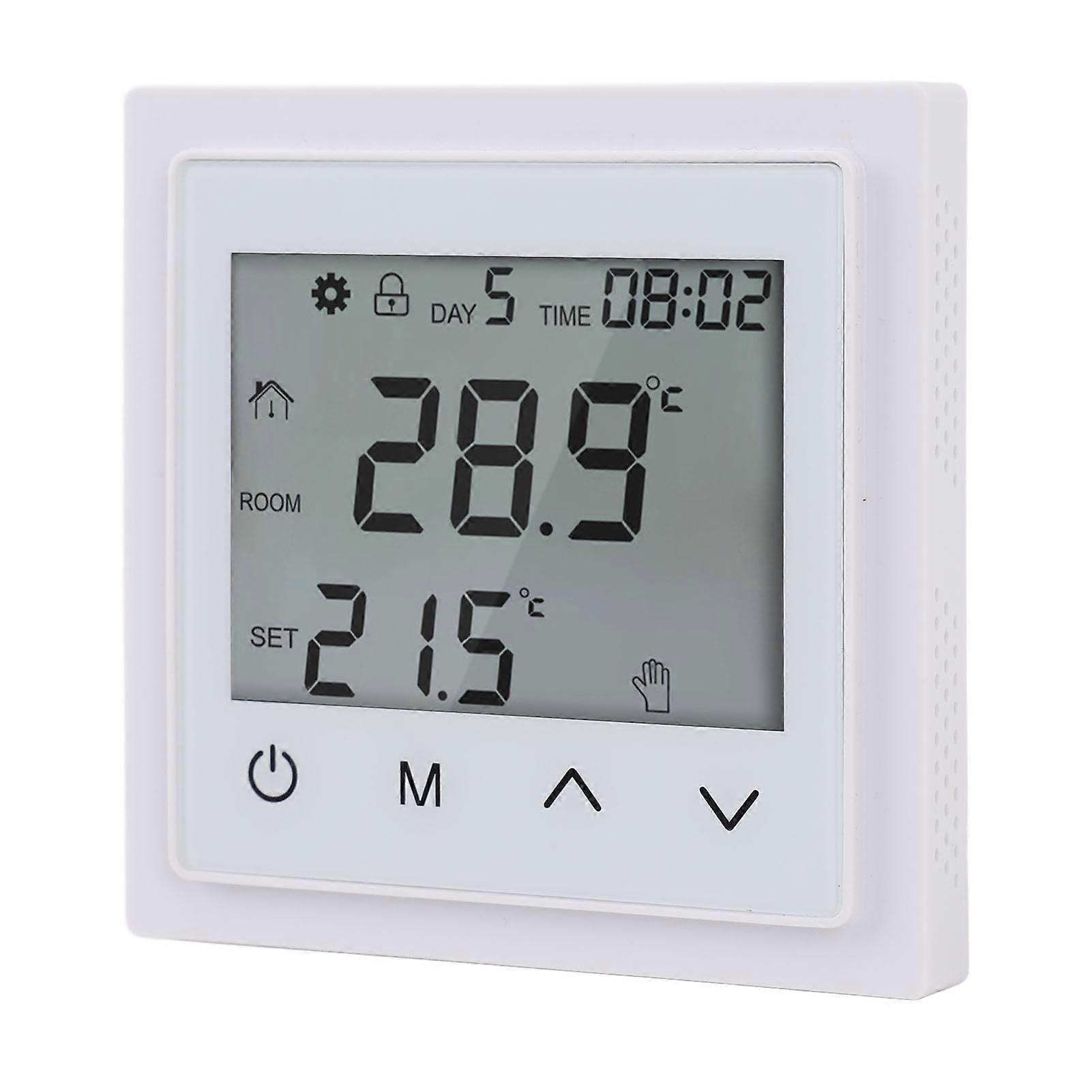 MH1828B Thermostat 16A Touch Screen 86x90x13mm White