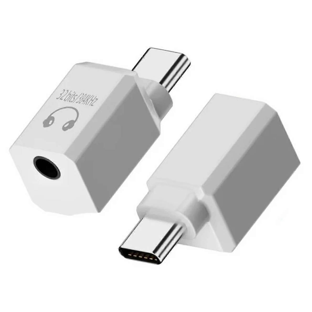 For iPhone 15 16 Type-C to 3.5mm Adapter AMP DAC 32bit 384kHz Digital Decoding Chip Headphone Connec