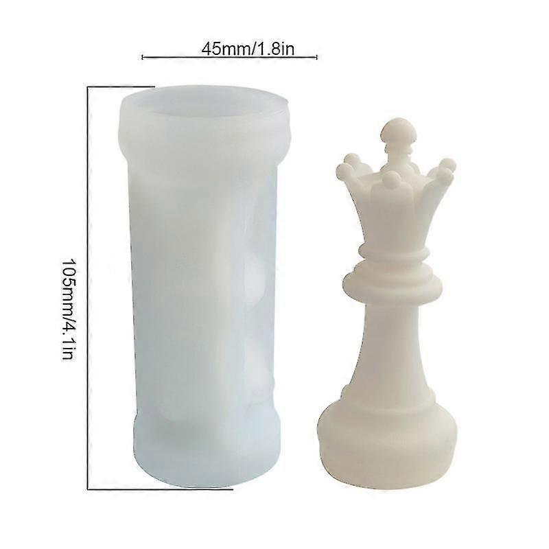 Candle Silicone Stencil Easy to Clean DIY Chess Shape Template For DIY Candle Fondant Chocolate