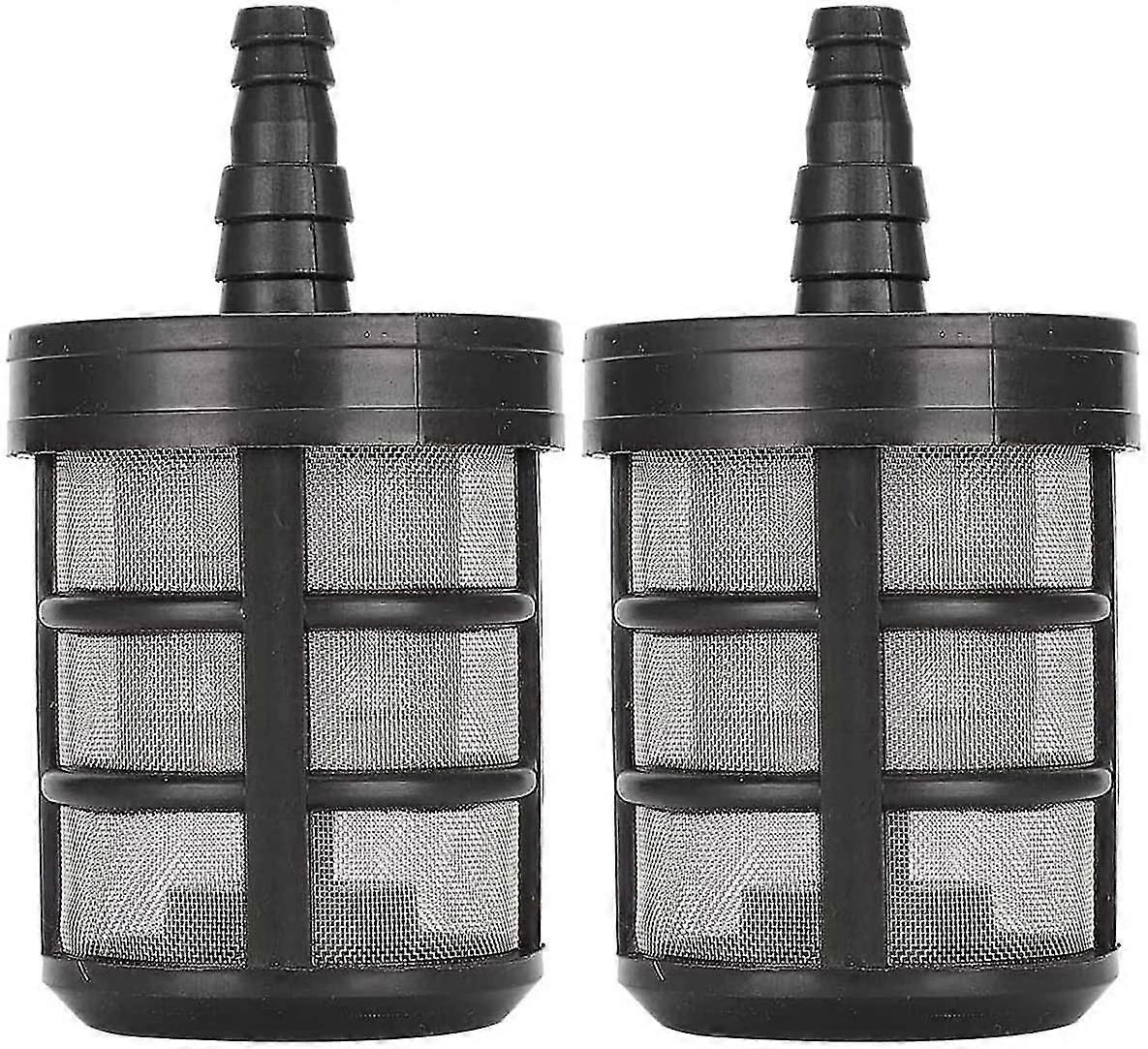 2pcs Garden Hose Filter, Water Pump Strainer Filter Stainless Steel Double Layer Encryption Strainer For Sprayers