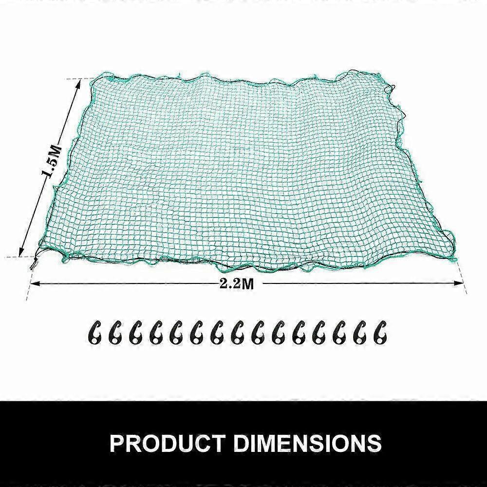Heavy Duty Cargo Net Strong Safety Netting Truck Skip Climbing Trailer Net Green