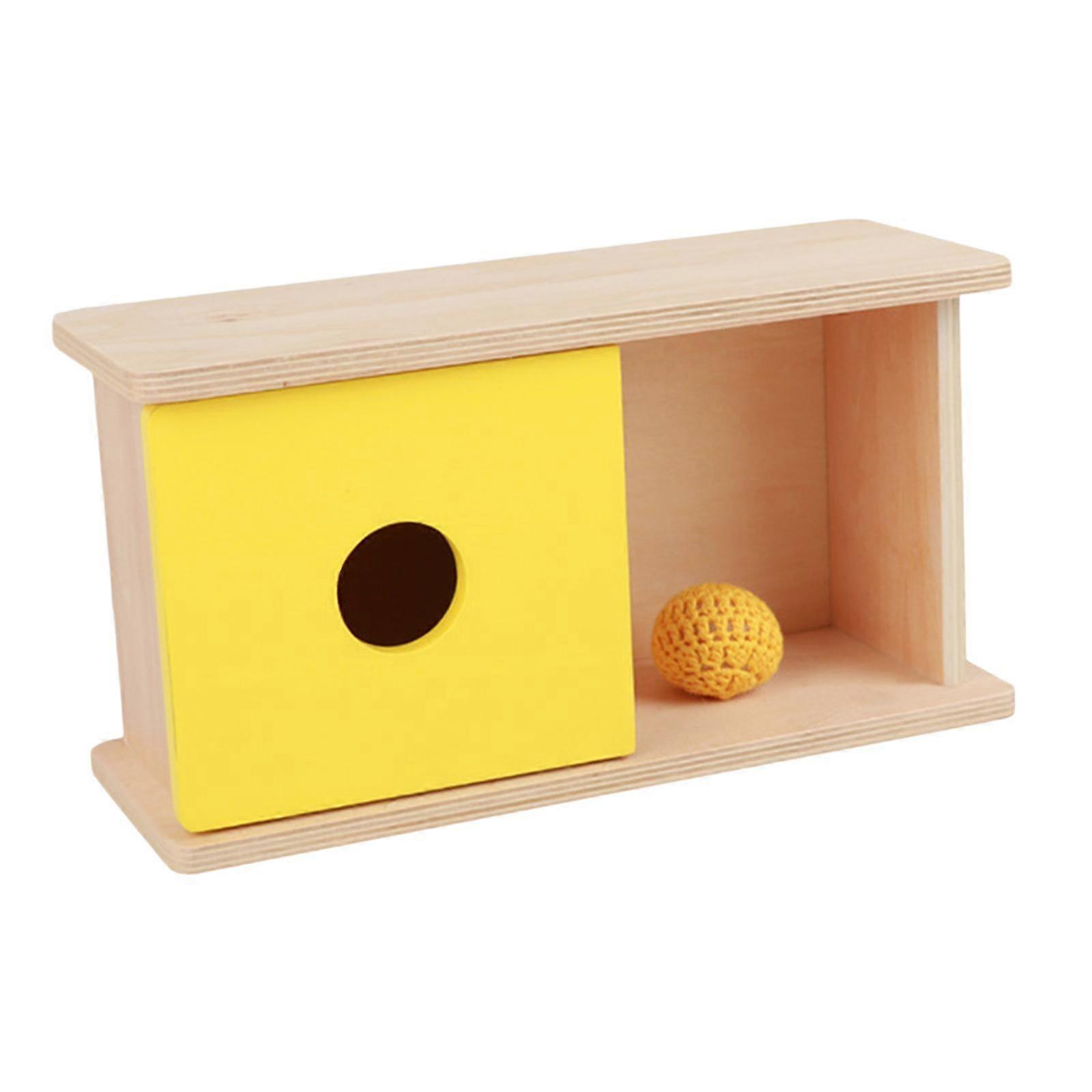 Shape Matching Box Montessori Imbucare Box Early Learning Coordination Object