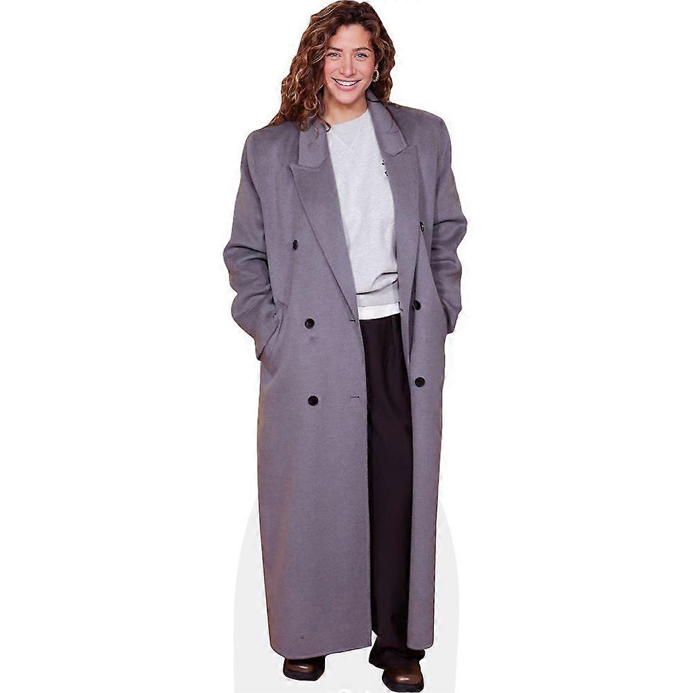 Manon Azem (Grey Coat) Cardboard Cutout (lifesize OR mini size). Standee. Stand Up.