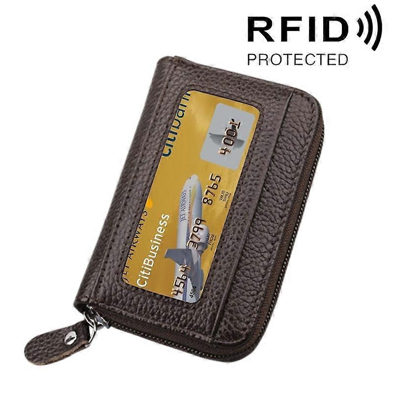 KB08 Zipper Horizontal Card RFID Blocking Card Bag