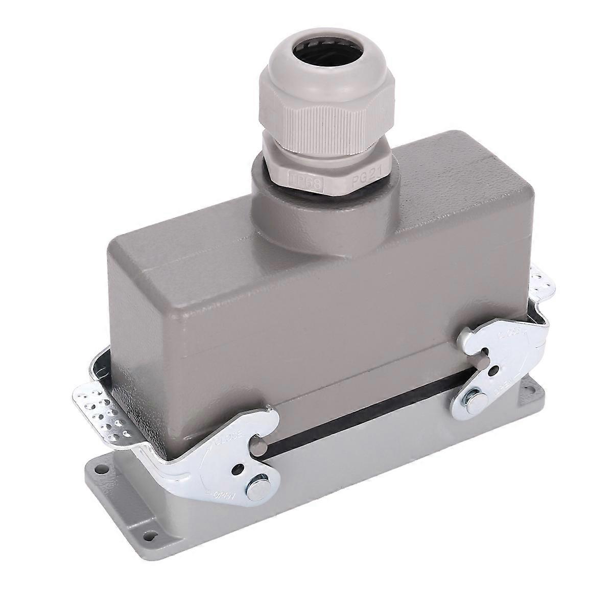 Rectangular H24B-He-024-1 Duty Connectors Power 24 Pin,139x43x72Mm