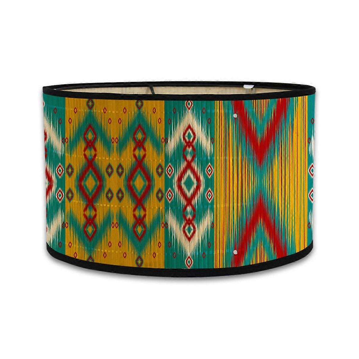 Lamp Shades Print Oval Lamp Shade 30x30x20CM Vintage Lamp Shades B