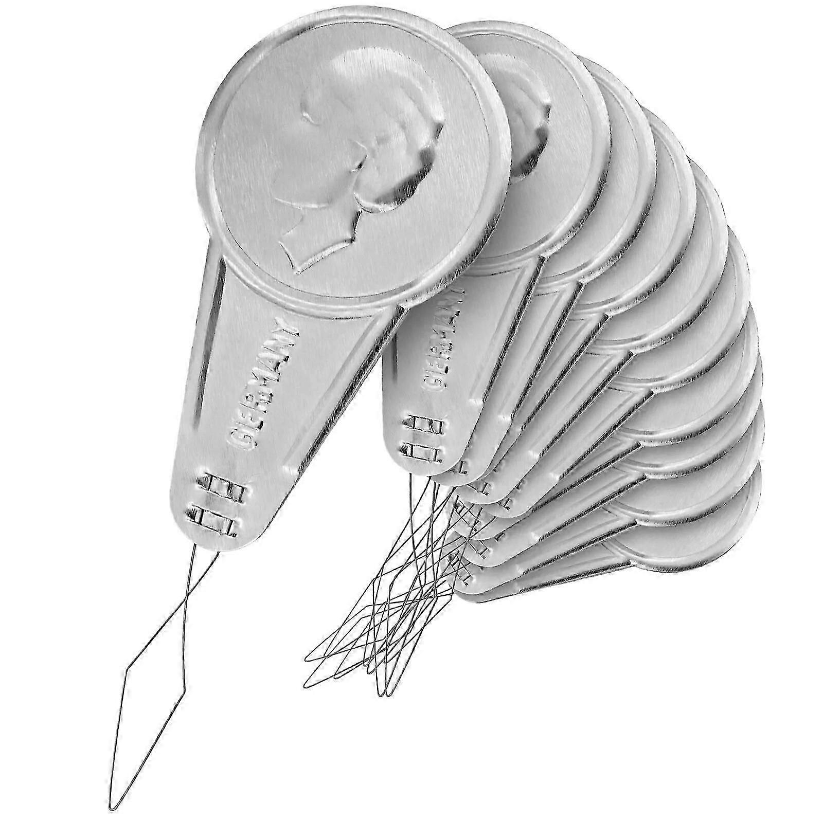 10 x Needle Threader, Threading Aid for Needles (Sewing Machine and Hand)