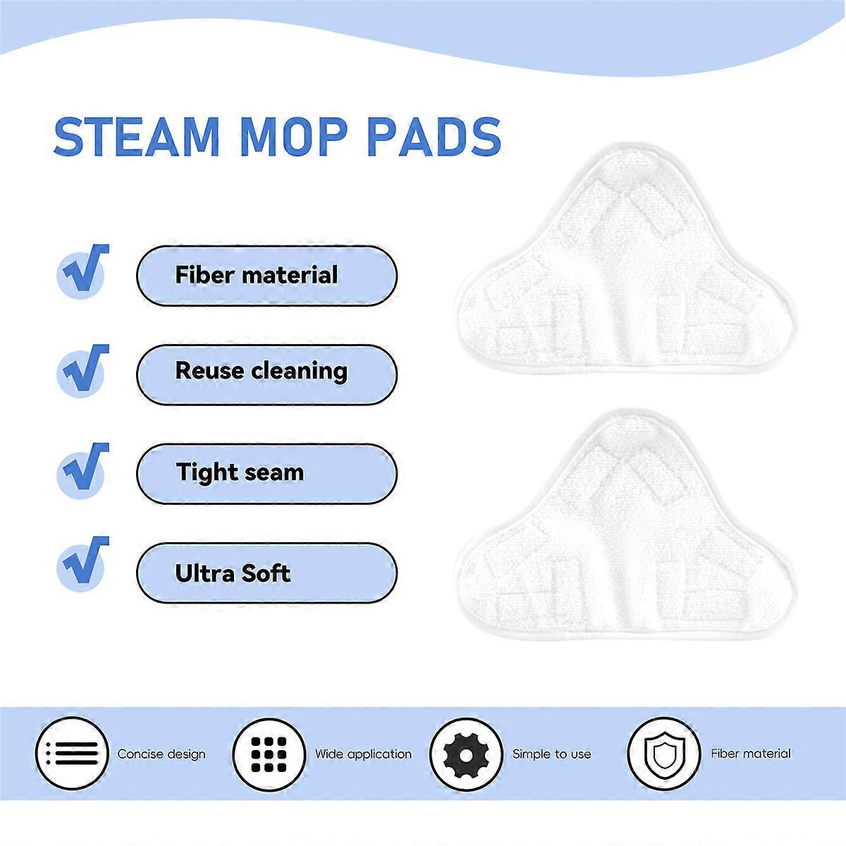 For H2O X5 Dampdamprenser Dampmoppeklut 10-pakning