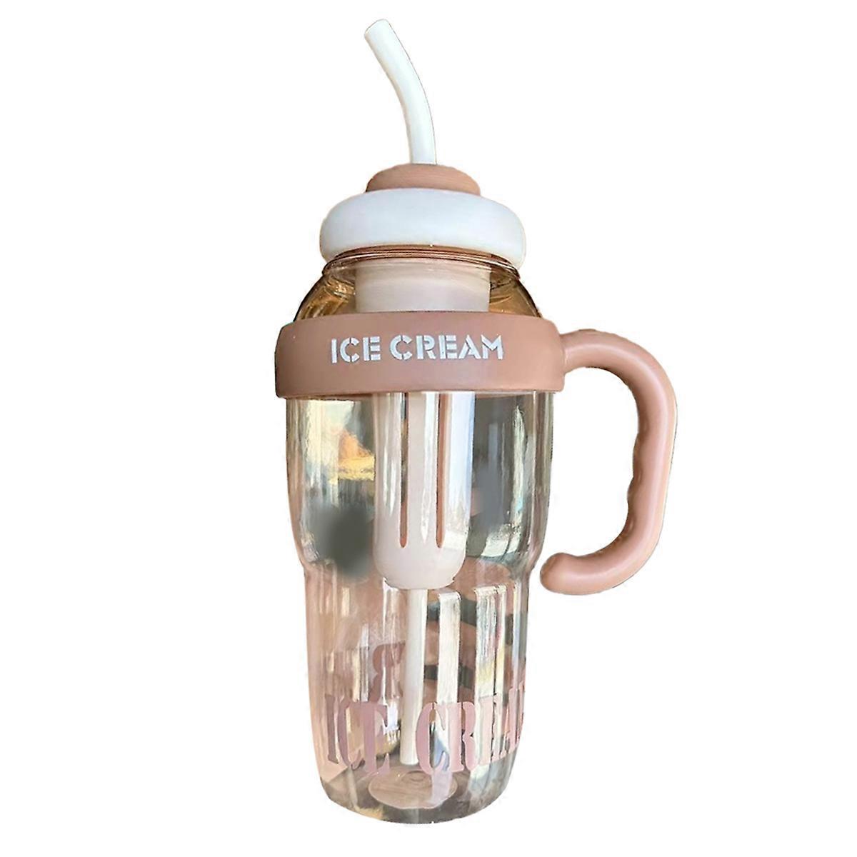 New 1300ml Portable Straw Water Cup Sports Water Bottle Kettle B