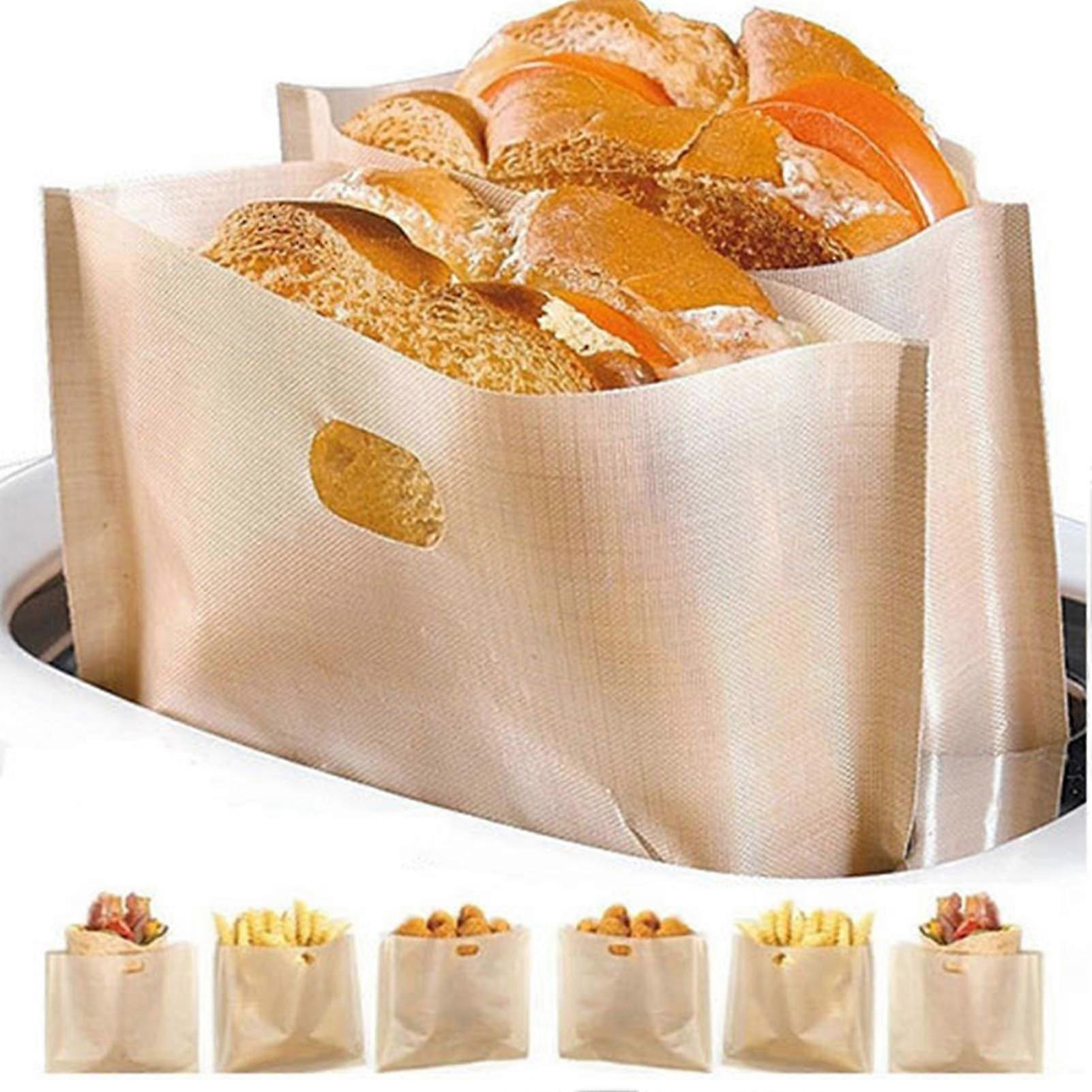 Pour P20250110600 sac d’emballage réutilisable en fibre de verre Toast & Bread résistant à la chaleur, hygiénique et antiadhésif
