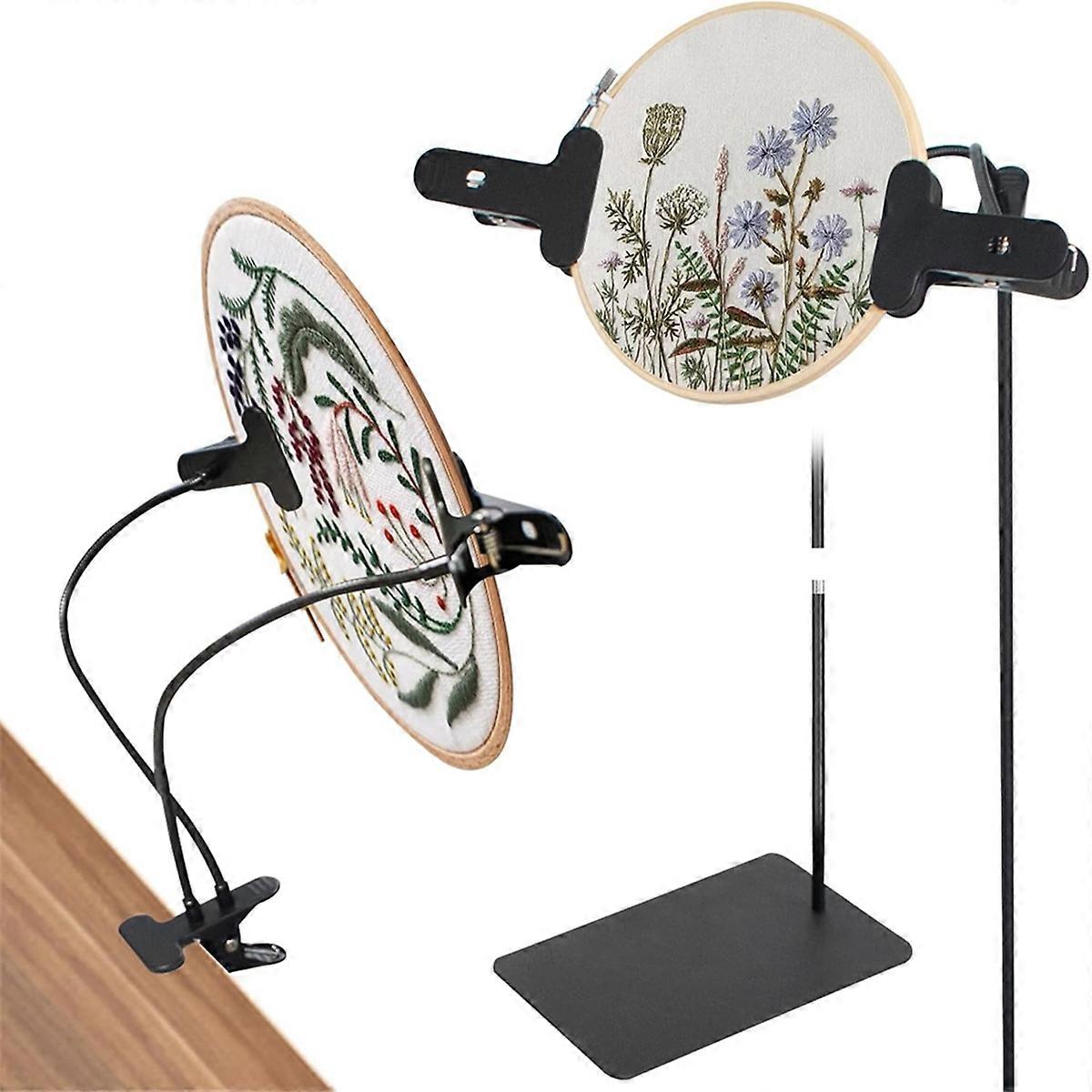 Embroidery Floor Stand for Hand Work, Hand Embroidery Hoop
