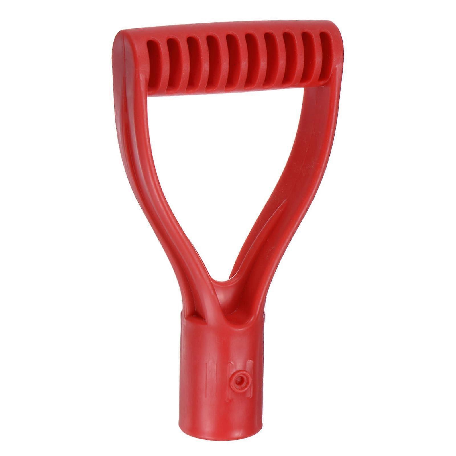 2 pcs Red Shovel for Digging and Raking with 1-1/4" (32mm) Inner Dia