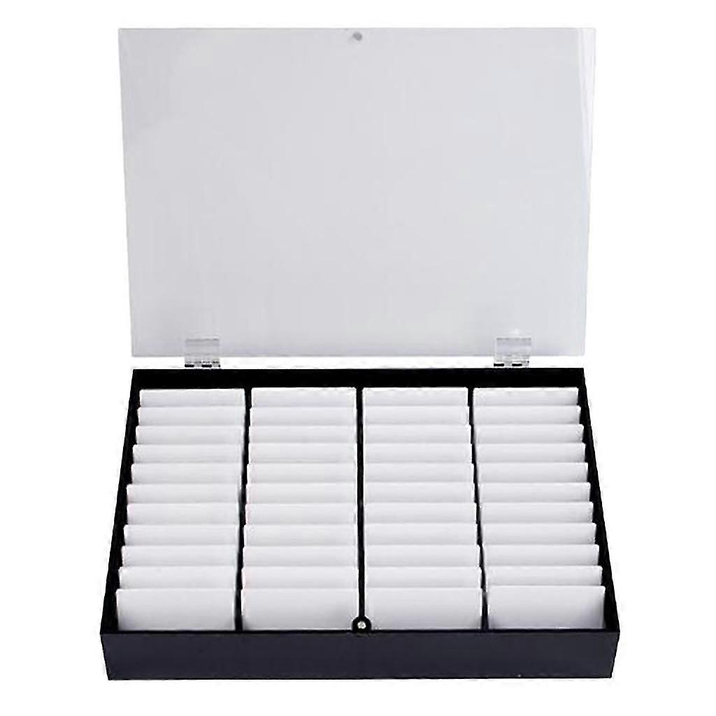 2026 44 Grids Nail Art Display Box False Nail Tips Beads Storage Organizer White