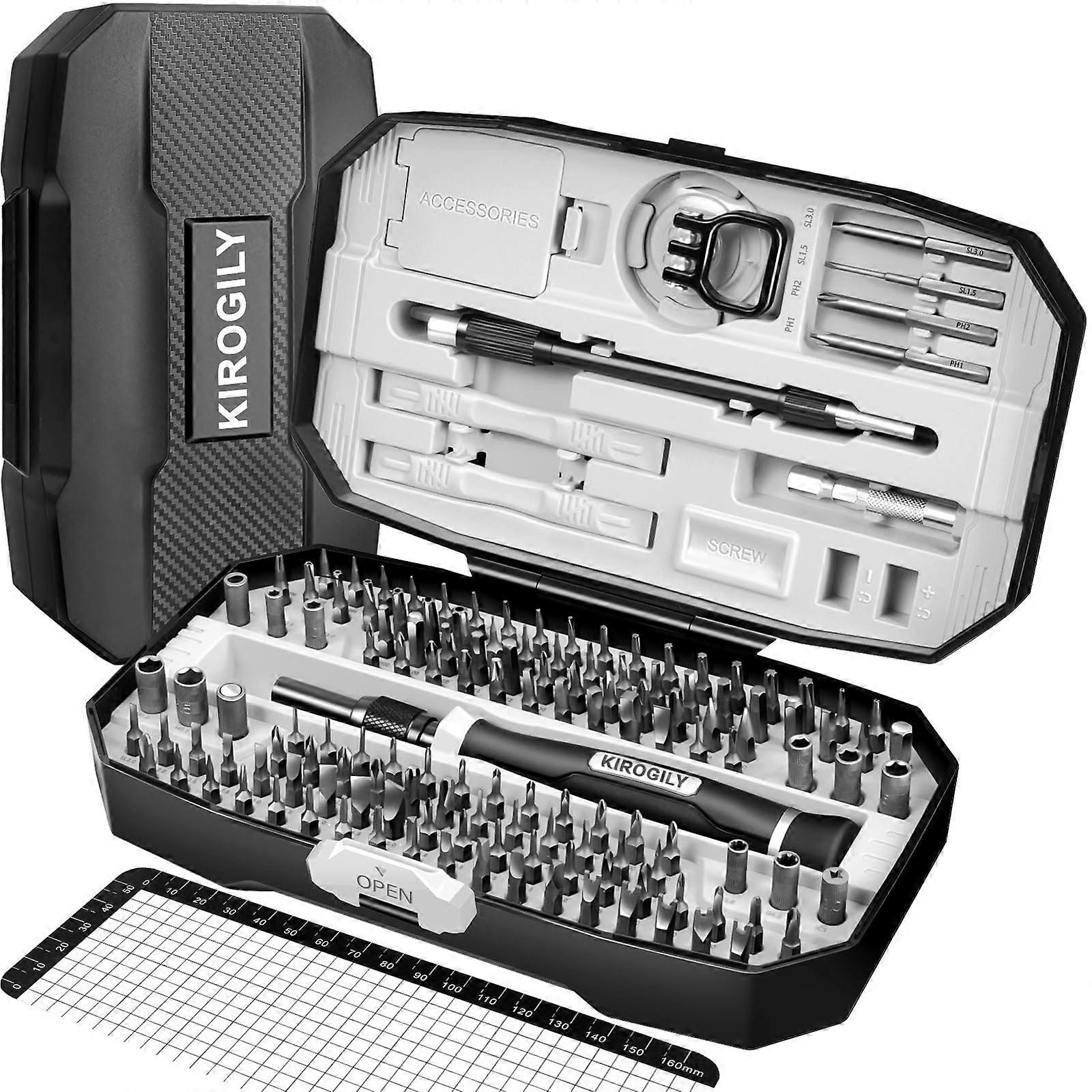 Screwdriver Set 154 in 1 Precision Mini Magnetic Tool Kit for Repair Electronics and Small Devices